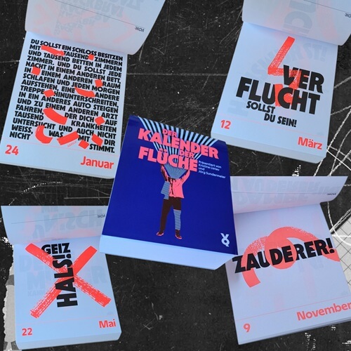 Der Kalender der Flüche von Jörg Sundermeier und Kristine Listau